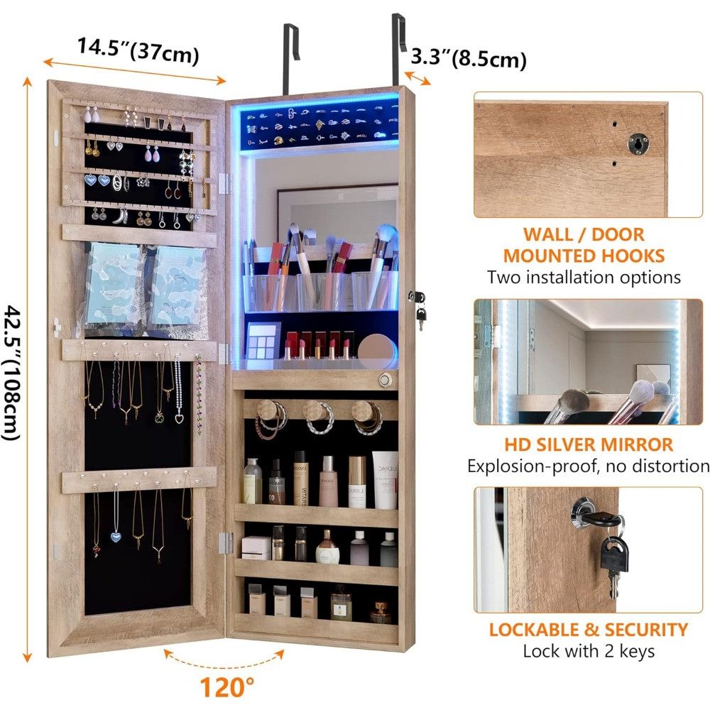 Product dimensions and mounting options